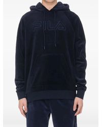 Fila - Kai Logo-Embroidered Hoodie - Lyst