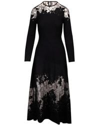 Ulla Johnson - Robe Mi-Longue Clemence À Manches Longues Et Empiècements En Dentelle - Lyst