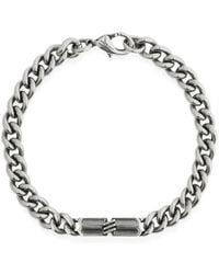 Balenciaga - Bb Icon Curb-Chain Bracelet - Lyst