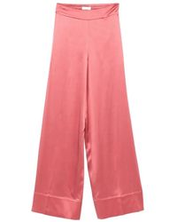JOSEPH - Pantalon Palazzo À Taille Élastiquée Dijon - Lyst