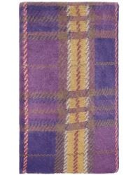 Bompard - Brushed Tartan Cashmere Scarf - Lyst