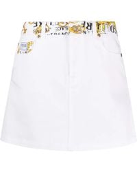 Versace Jeans Couture - Jupe midi - Lyst