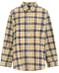 Destin - Nelson Check-Pattern Crystal-Embellished Shirt - Lyst