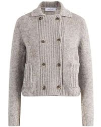 Gran Sasso - Double-Breasted Ribbed-Knit Cardigan - Lyst