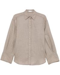 Brunello Cucinelli - Wool Shirt - Lyst