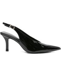 Patrizia Pepe - Pumps A Punta Con Cinturino Posteriore 80Mm - Lyst
