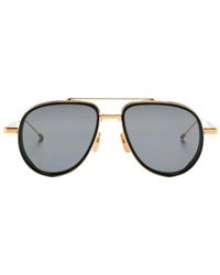 Thom Browne - Getönte Pilotenbrille - Lyst