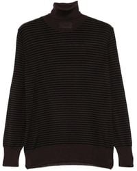 MARSĒM - Jersey De Rayas Horizontales Con Cuello Vuelto - Lyst