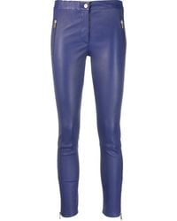 Arma - Cropped Leather Leggings - Lyst