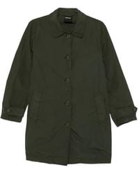 Aspesi - Long-Sleeve Buttoned Coat - Lyst