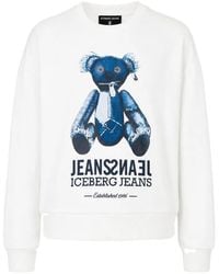 Iceberg - Logo-Print Sweatshirt - Lyst