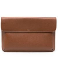 Aspinal of London - Laptoptasche Aus Strukturiertem Leder - Lyst