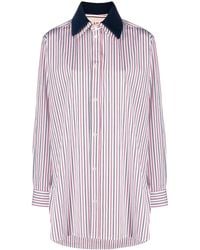 Plan C - Camicia A Righe - Lyst