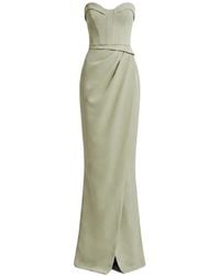 Gemy Maalouf - Strapless Draped Dress - Lyst