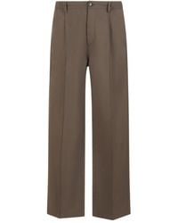 Marni - Wide-Leg-Hose mit Bundfalten - Lyst