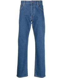 Moschino - Straight Jeans With Teddy Bear Application - Lyst