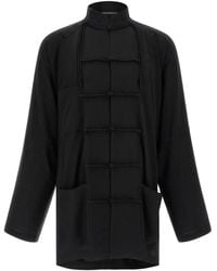 Yohji Yamamoto - Ta Tuxedo China Blazer High-Neck Jacket - Lyst