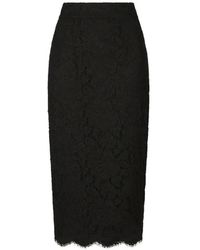 Dolce & Gabbana - Lace Skirt - Lyst