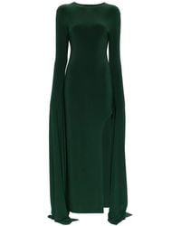Norma Kamali - Long Dress With Slit - Lyst