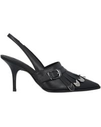 Pinko - Buckled Fringed-Detail Pumps - Lyst