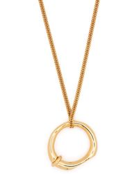 Jil Sander - Round-pendant Necklace - Lyst