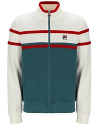 Fila - Giovanni Contrast-Panel Track Sweatshirt - Lyst