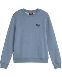 A.P.C. - Camiseta Rue Madame con logo bordado - Lyst