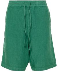 120% Lino - Drawstring Linen Deck Shorts - Lyst