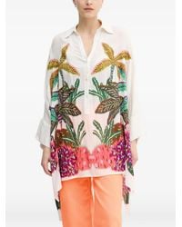 Lola Casademunt - Blouse À Imprimé Tropical - Lyst