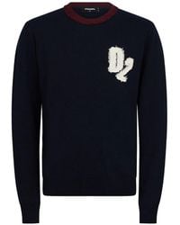 DSquared² - College Wool Sweater - Lyst