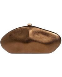 Cult Gaia - The Caldera Leather Clutch Bag - Lyst