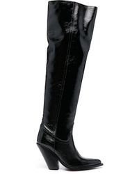 Sonora Boots - Acapulco 100mm Leather Knee-boots - Lyst