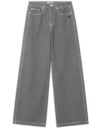 Chocoolate - Logo-Patch Wide-Leg Jeans - Lyst