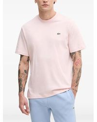 Lacoste - T-Shirt À Patch Logo - Lyst
