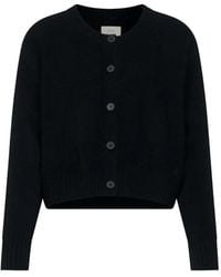 Loulou de Saison - Ribbed-Knit Crew-Neck Cardigan - Lyst