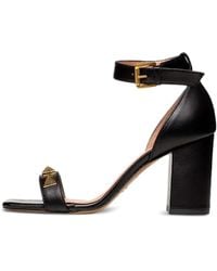 Poche Paris - Lou Ankle-Strap Studded Sandals - Lyst
