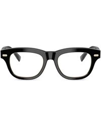 Brunello Cucinelli - Brille Mit Eckigem Gestell - Lyst
