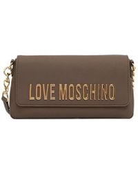 Love Moschino - Logo-Plaque Shoulder Bag - Lyst