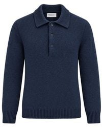 Diana Studio - Bouclé Button-Up Polo Shirt - Lyst