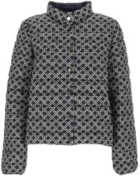 Marella - Geometric-Print Quilted Jacket - Lyst