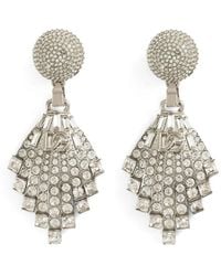 Dolce & Gabbana - Oorbellen Verfraaid Met Kristallen - Lyst