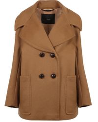 Max Mara - Mario Jas Met Dubbele Rij Knopen En Kraag - Lyst