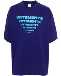Vetements - Camiseta con logo estampado - Lyst