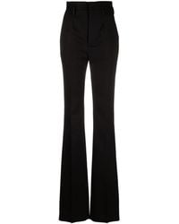 Saint Laurent - Hose Mit Geradem Schnitt - Lyst