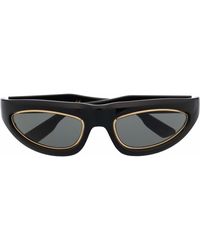 Gucci - Cat-Eye-Sonnenbrille mit metallischen Borten - Lyst
