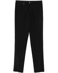 Prada - Triangle Logo-Plaque Tailored Trousers - Lyst