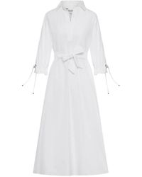 Max Mara - Katoenen Midi-Jurk - Lyst