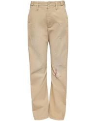 MM6 by Maison Margiela - Paint-Splatter Trousers - Lyst