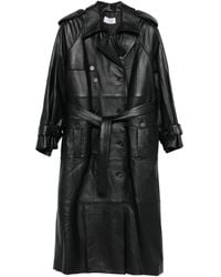 GIUSEPPE DI MORABITO - Belted Double-Breasted Coat - Lyst