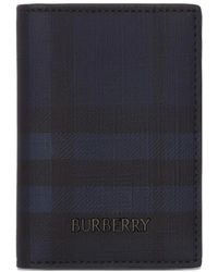 Burberry - City Check Folding Card Case - Lyst
